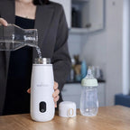 Warmoo® | Chauffe-biberon portable – Rapide, sans fil et utilisable partout